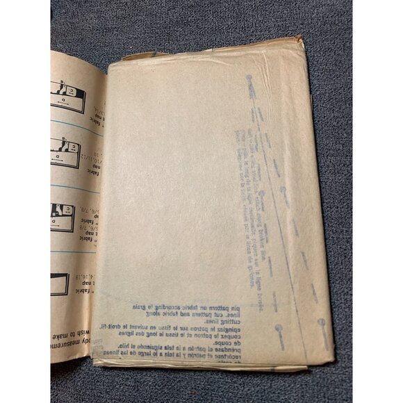 Simplicity 7877 Sewing Pattern Dress Jumper Pant Pockets Size 12 uncut 1970s - Picture 3 of 5